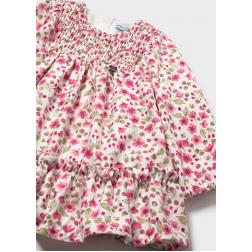 Robe en velours imprim&eacute;e