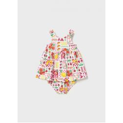 Robe imprim&eacute;e avec bloomer