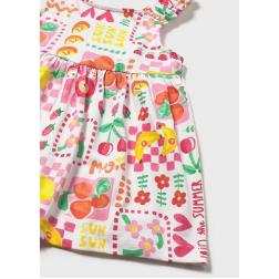 Robe imprim&eacute;e avec bloomer