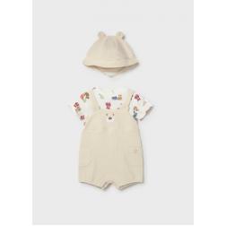 Salopette avec chapeau