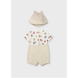 Salopette avec chapeau