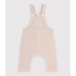 Salopette en velours jambes longues