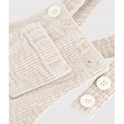Salopette en velours jambes longues