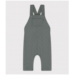 Salopette longue en tubique matelassé bébé