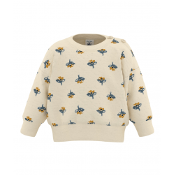 Sweatshirt en tubique matelassé bébé