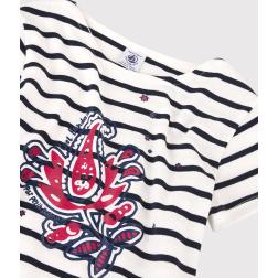 T-shirt manches courtes en coton bio enfant fille