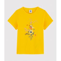 Tee-shirt manches courtes en coton enfant fille