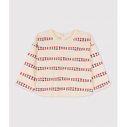 Tee-shirt manches longues bébé
imprimé en coton