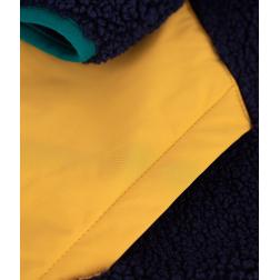 Veste en sherpa unie colorblock 