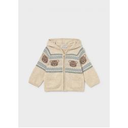 Veste zipp&eacute;e en tricot