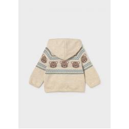 Veste zipp&eacute;e en tricot